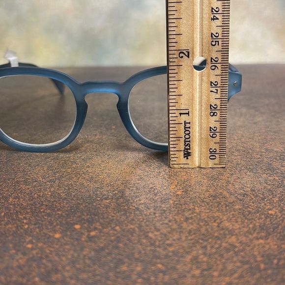 Ann Taylor Factory Designer Blue/Green Primer Women's Reading Glasses +1.50 NWOB - Picture 3 of 12